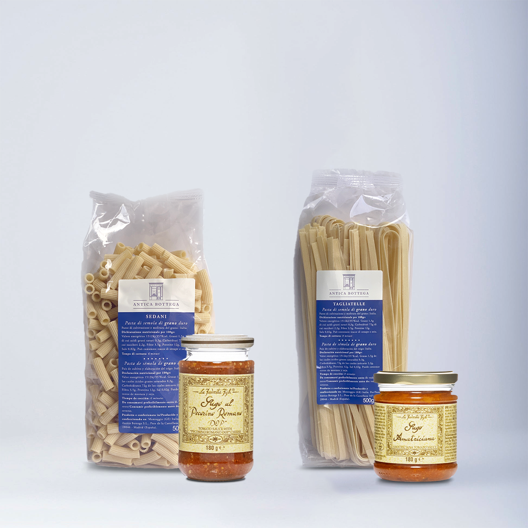 Pack ´Degustación pastas y salsas´